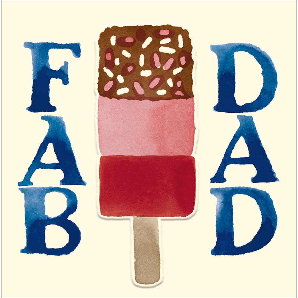 Fab Dad Ice Lolly Emma Bridgewater Father's Day Card By Penny Black