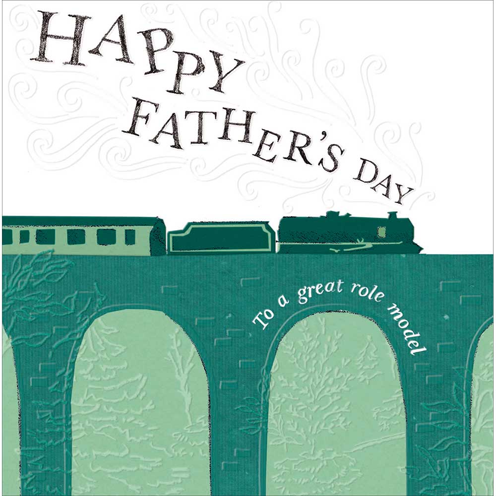 Steam Train Great Role Model Father's Day Card By Penny Black