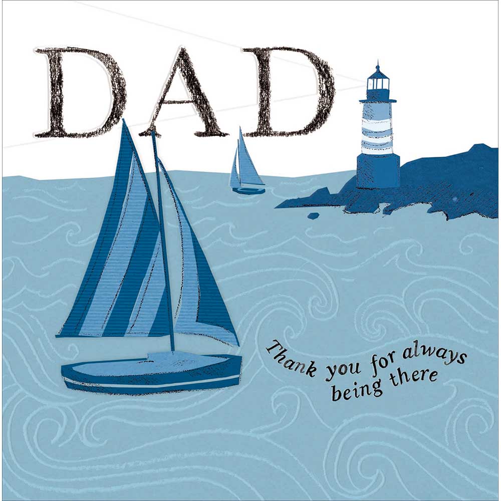 Always There Sailboat Father's Day Card By Penny Black