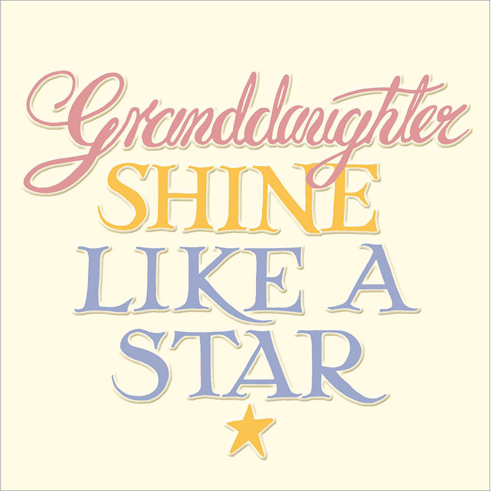 Shine Like A Star Granddaughter Emma Bridgewater Birthday Card from Penny Black