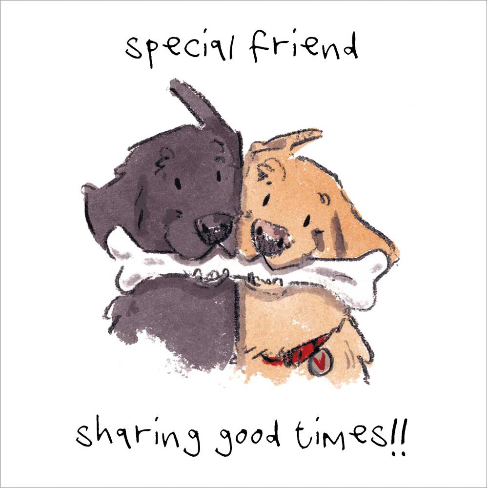 Sharing Good Times Dogs Special Friend Birthday Card from Penny Black