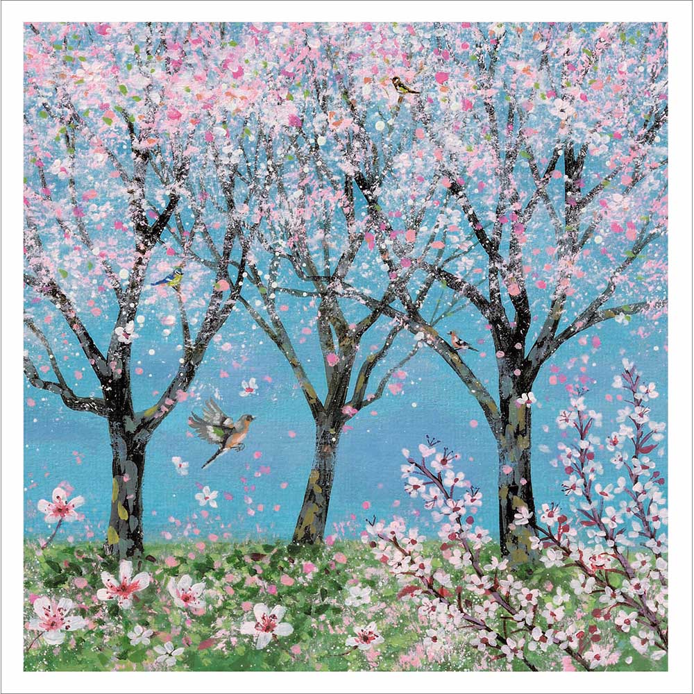 Pink Spring Blossoms Card By Penny Black