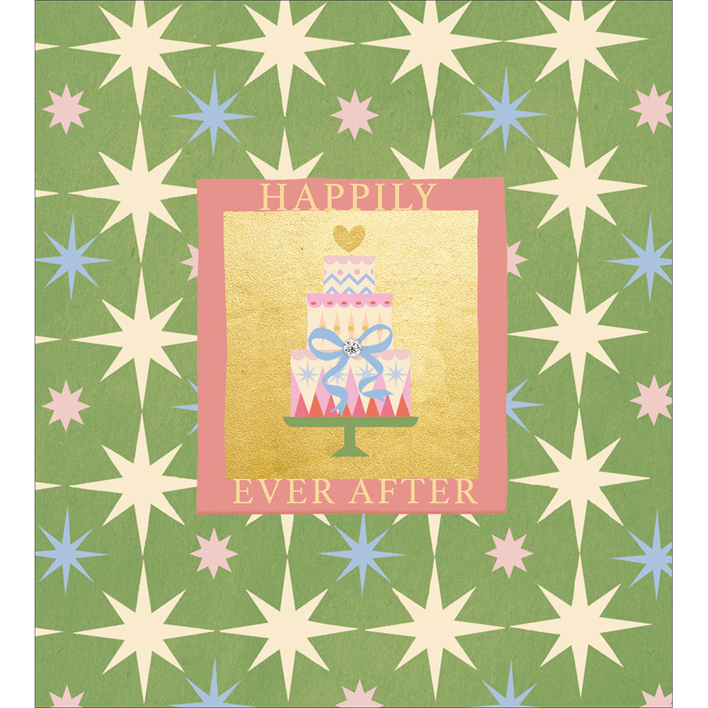 Happily Ever After Cake Wedding Card from Penny Black