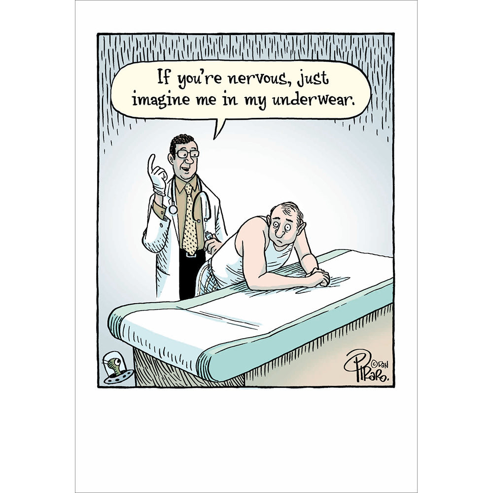 Imagine Me In My Underwear Funny Card from Penny Black