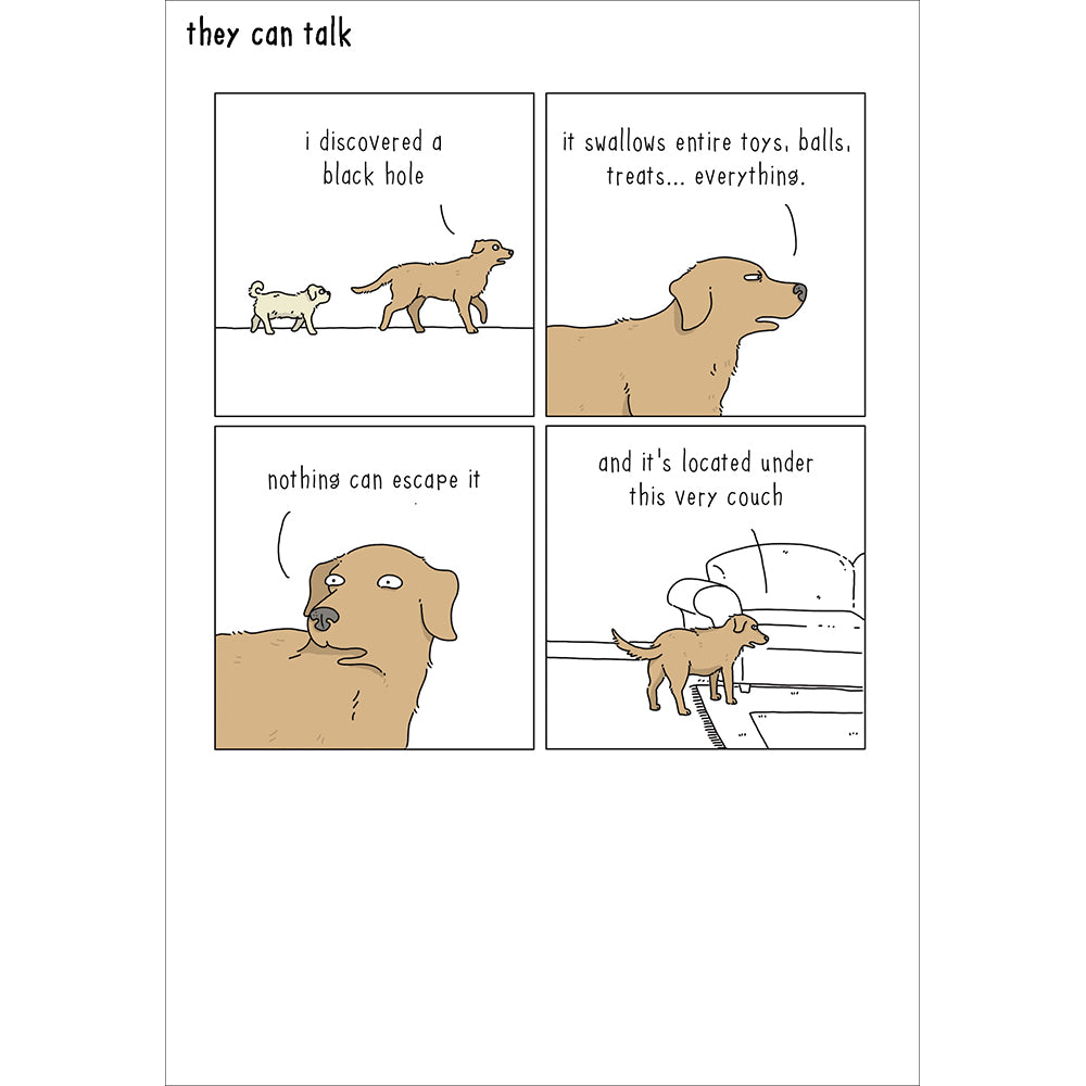 Toy Thief Black Hole They Can Talk Funny Card from Penny Black