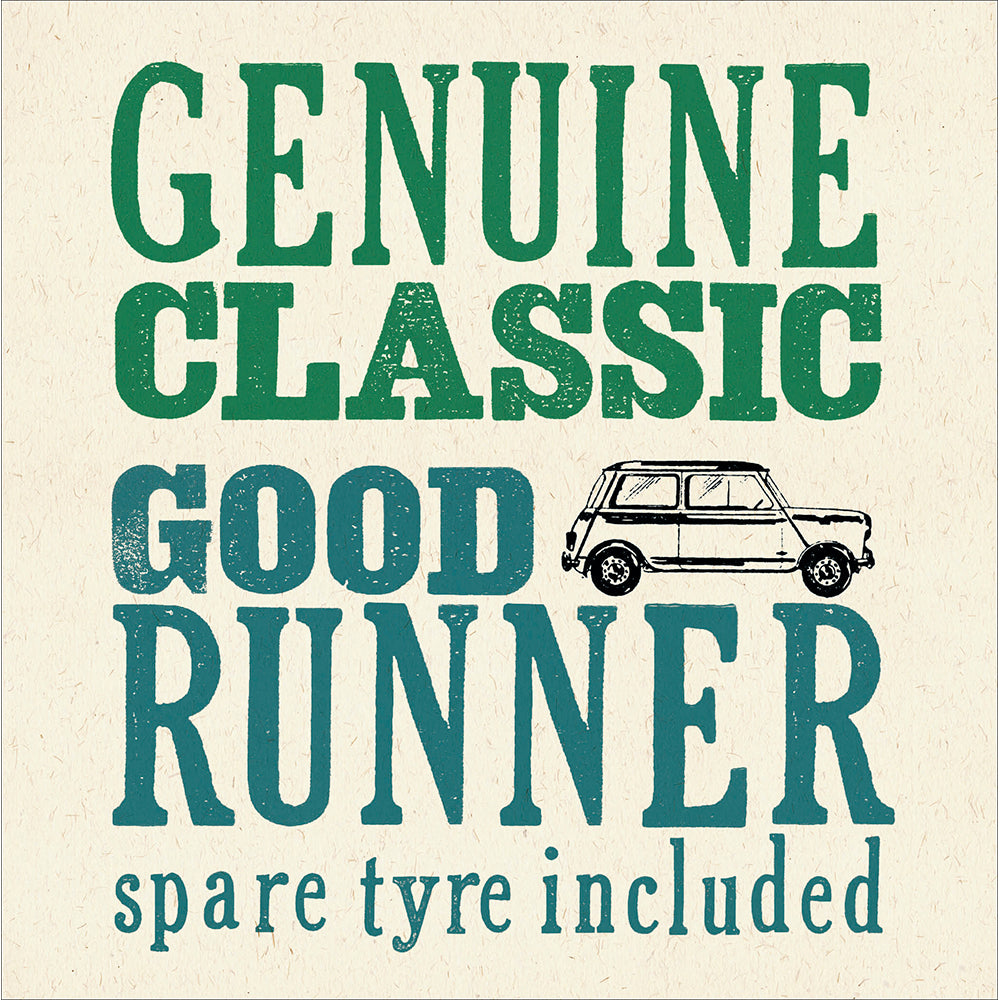 Genuine Classic Car Funny Birthday Card from Penny Black