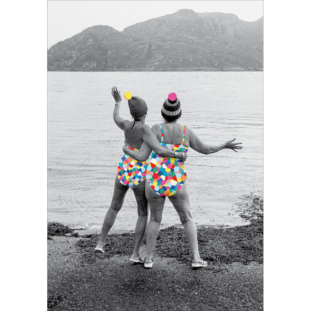 Water Babes Wild Swimmers Photographic Card from Penny Black