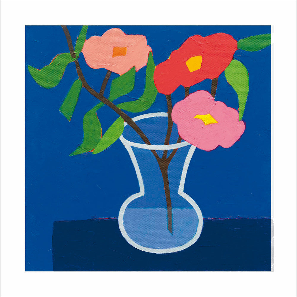 Enveloped In Blue Floral Art Card from Penny Black