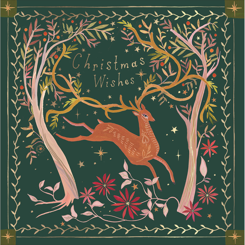 Hart Of The Forest Christmas Wishes Card By Penny Black