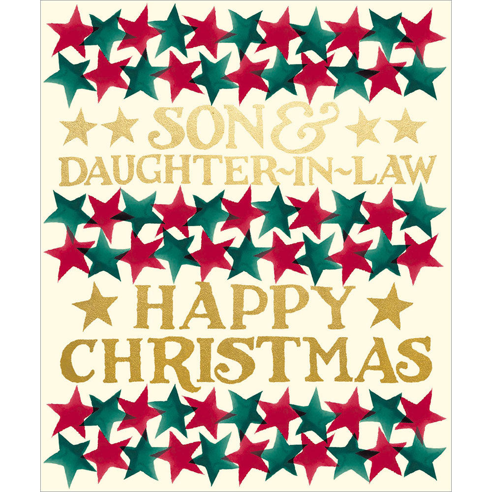 Emma Bridgewater Twinkle Little Christmas Stars Son & Daughter In Law Card By Penny Black