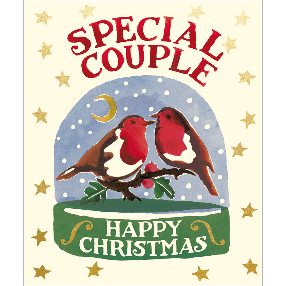 Emma Bridgewater Christmas Robins Nest Special Couple Card By Penny Black