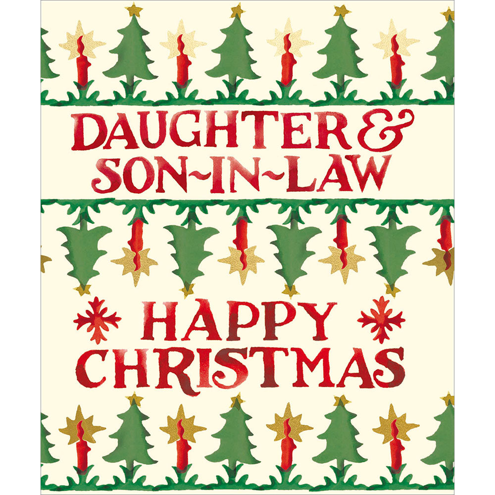 Emma Bridgewater All Spruced Up Daughter & Son In Law Christmas Card By Penny Black