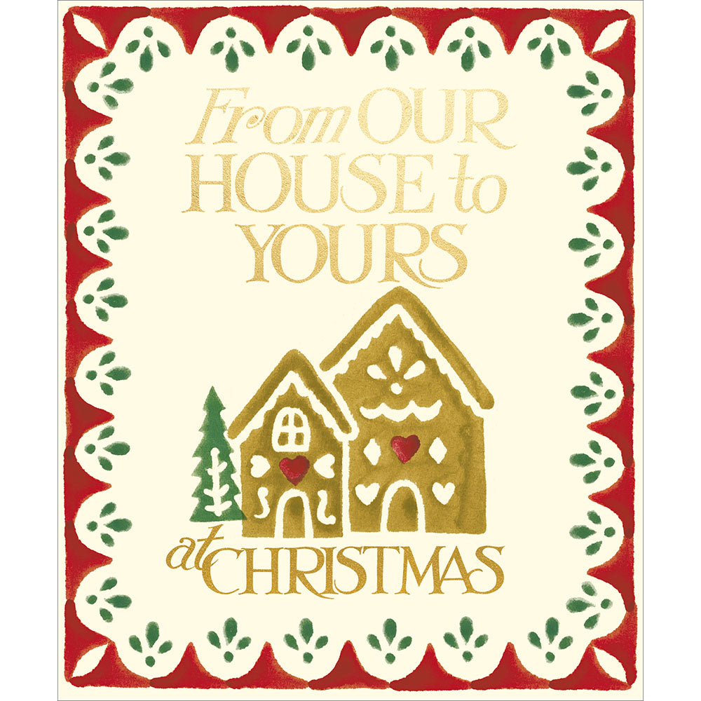 Emma Bridgewater Gingerbread Home For The Holidays From Our House To Yours Christmas Card By Penny Black