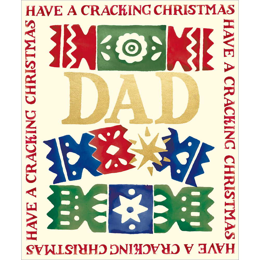 Emma Bridgewater Dad You're A Cracker Christmas Card By Penny Black