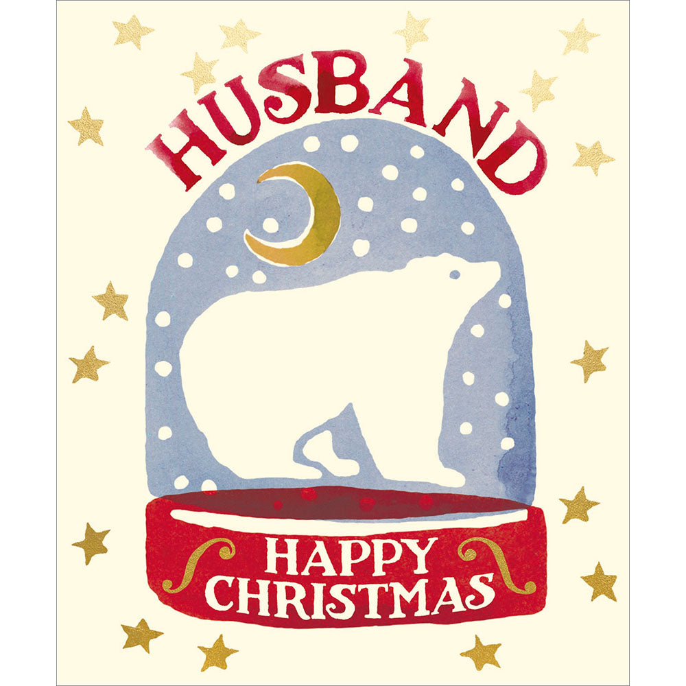 Emma Bridgewater A Beary Cool Companion Husband Christmas Card By Penny Black