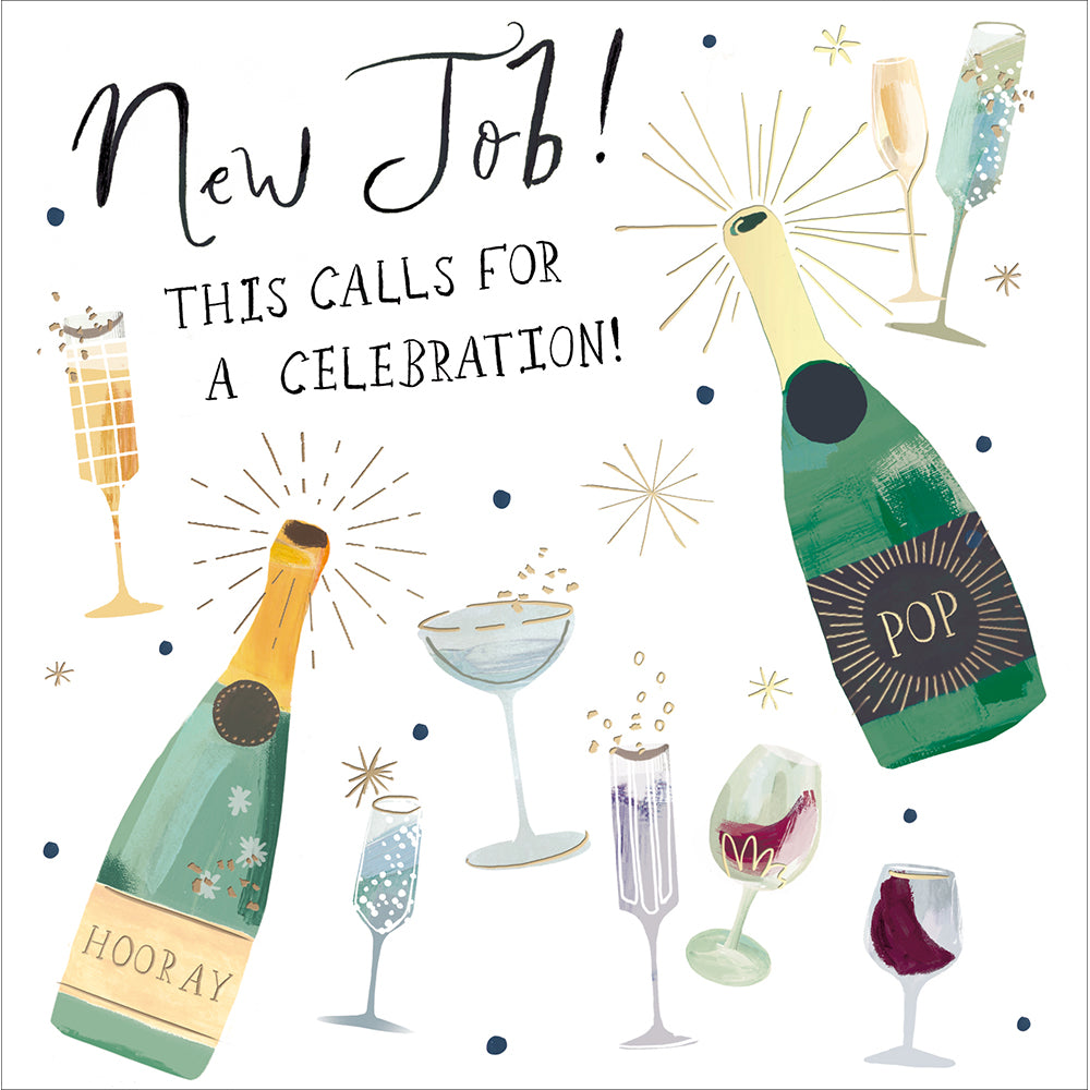 This Calls for Drinks New Job Card by penny black