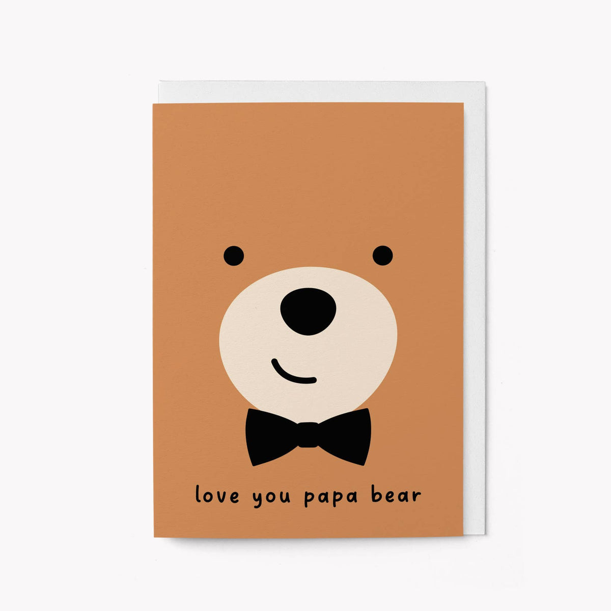 Papa Bear Bow Tie Father&#39;s Day Card by graphic factory at penny black