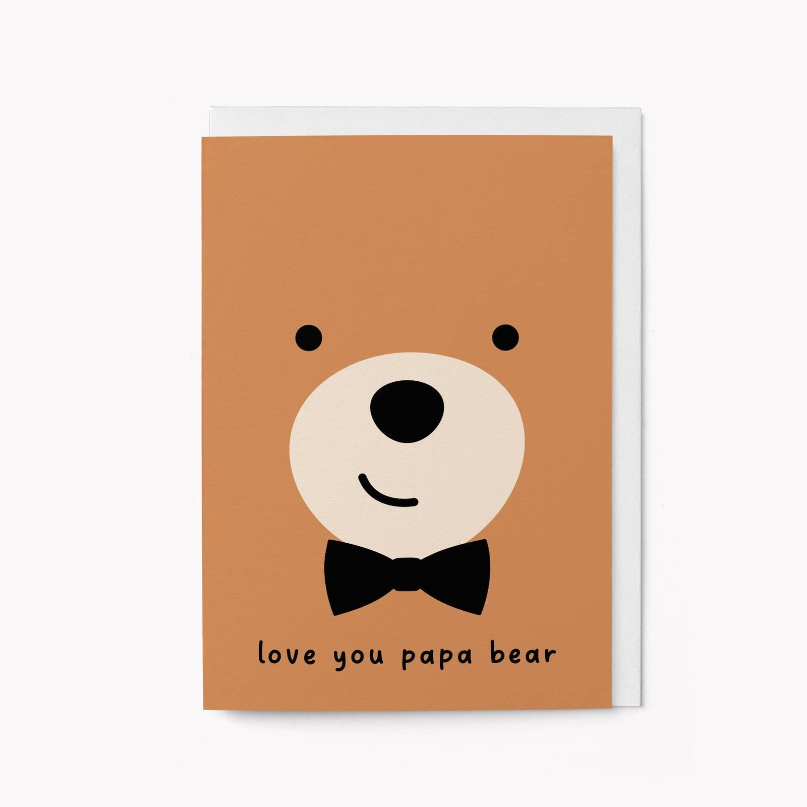 Papa Bear Bow Tie Father's Day Card by graphic factory at penny black