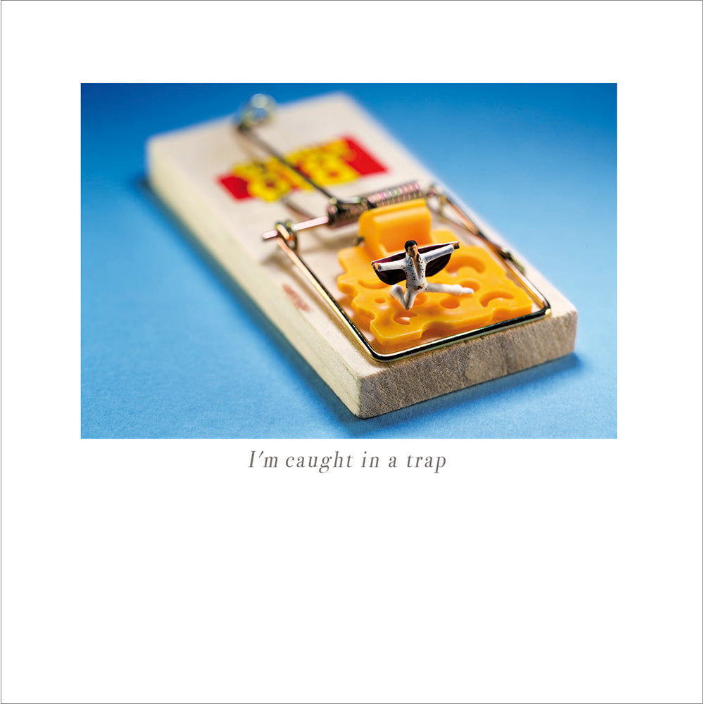 Caught In A Trap Elvis Models Photographic Card from Penny Black