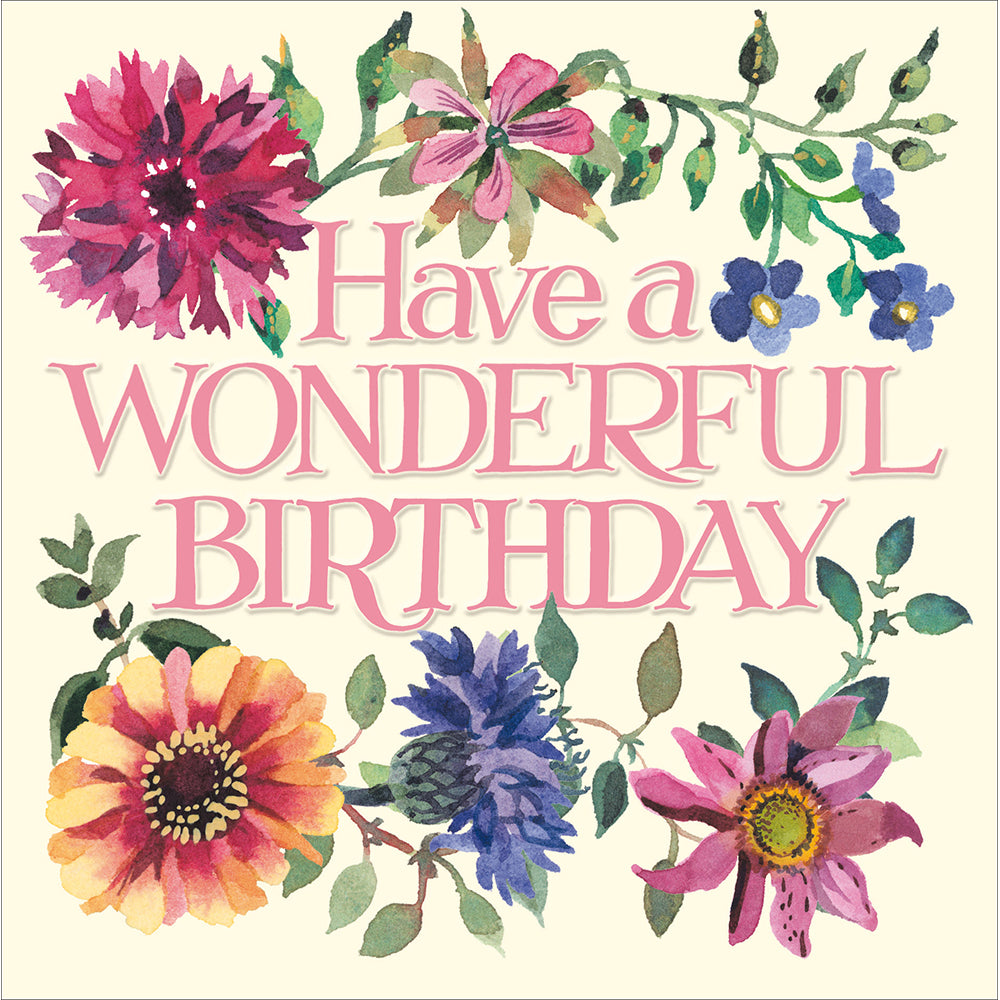 Bold Blooms Emma Bridgewater Birthday Card from Penny Black
