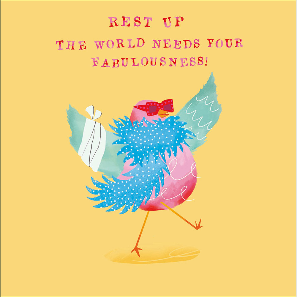 The World Needs Your Fabulousness Get Well Card from Penny Black