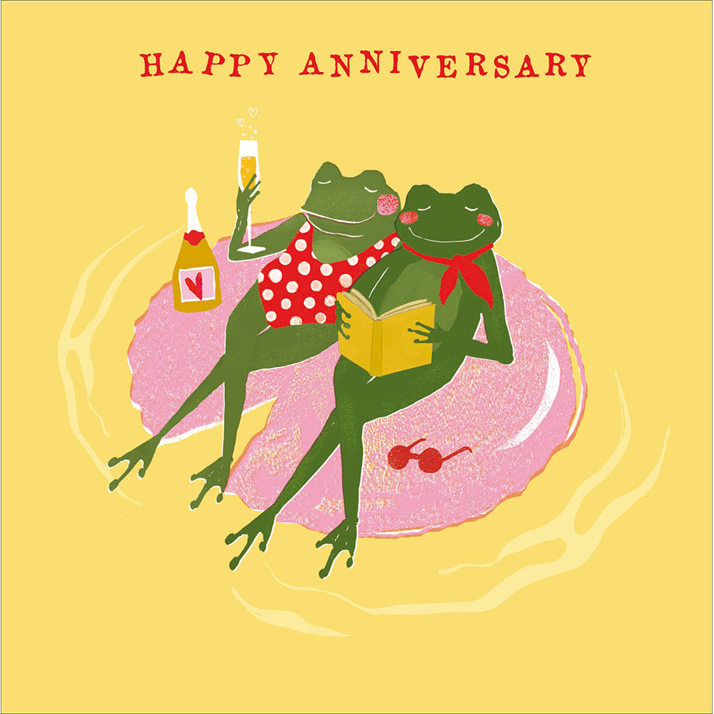 Floating Frogs Anniversary Card from Penny Black