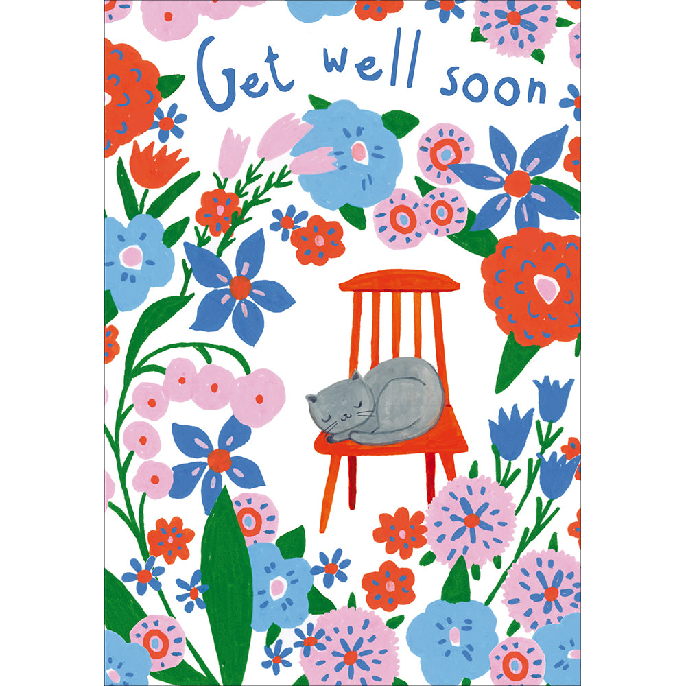 Cuddly Cat Get Well Soon Card from Penny Black