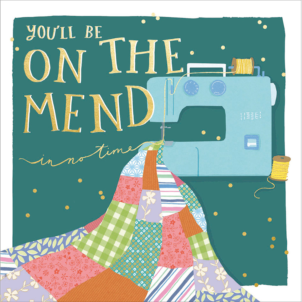 Sewing Machine On The Mend Get Well Card from Penny Black