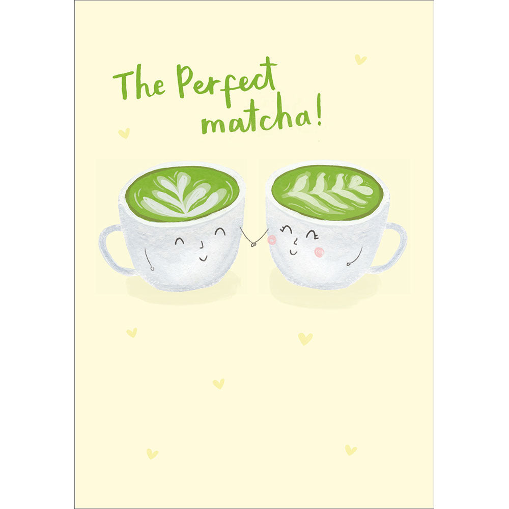 The Perfect Matcha Tea Funny Valentine's Day Card By Penny Black
