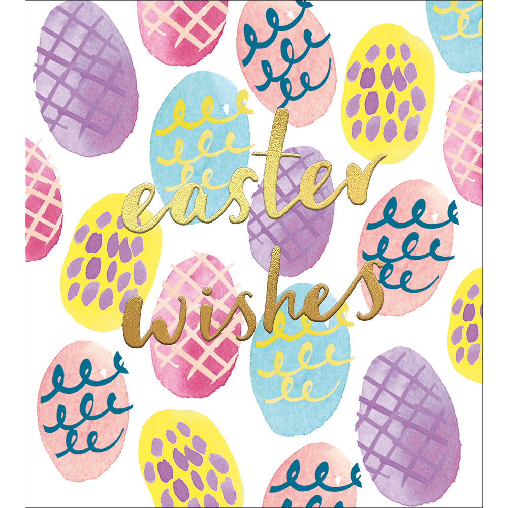 Easter Eggs Gold Easter Wishes Card By Penny Black