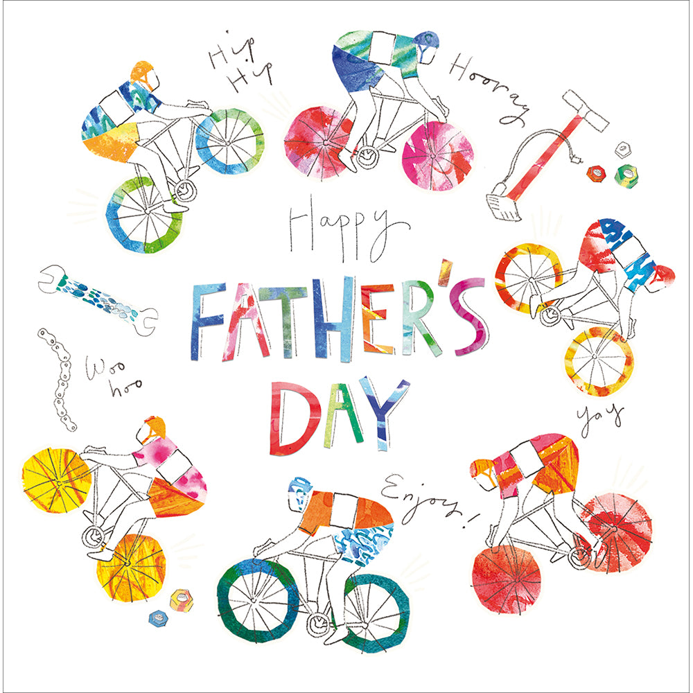 Cycling In A Circle Father's Day Card By Penny Black