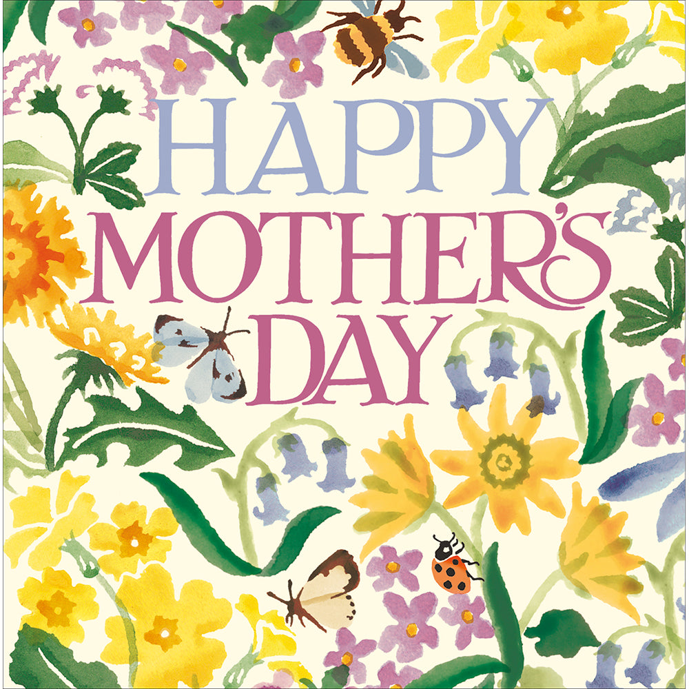 Emma Bridgewater Yellow Flowers Mother's Day Card By Penny Black