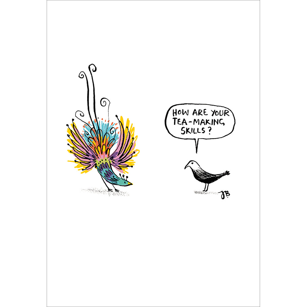 How Are Your Tea-Making Skills Funny Card from Penny Black