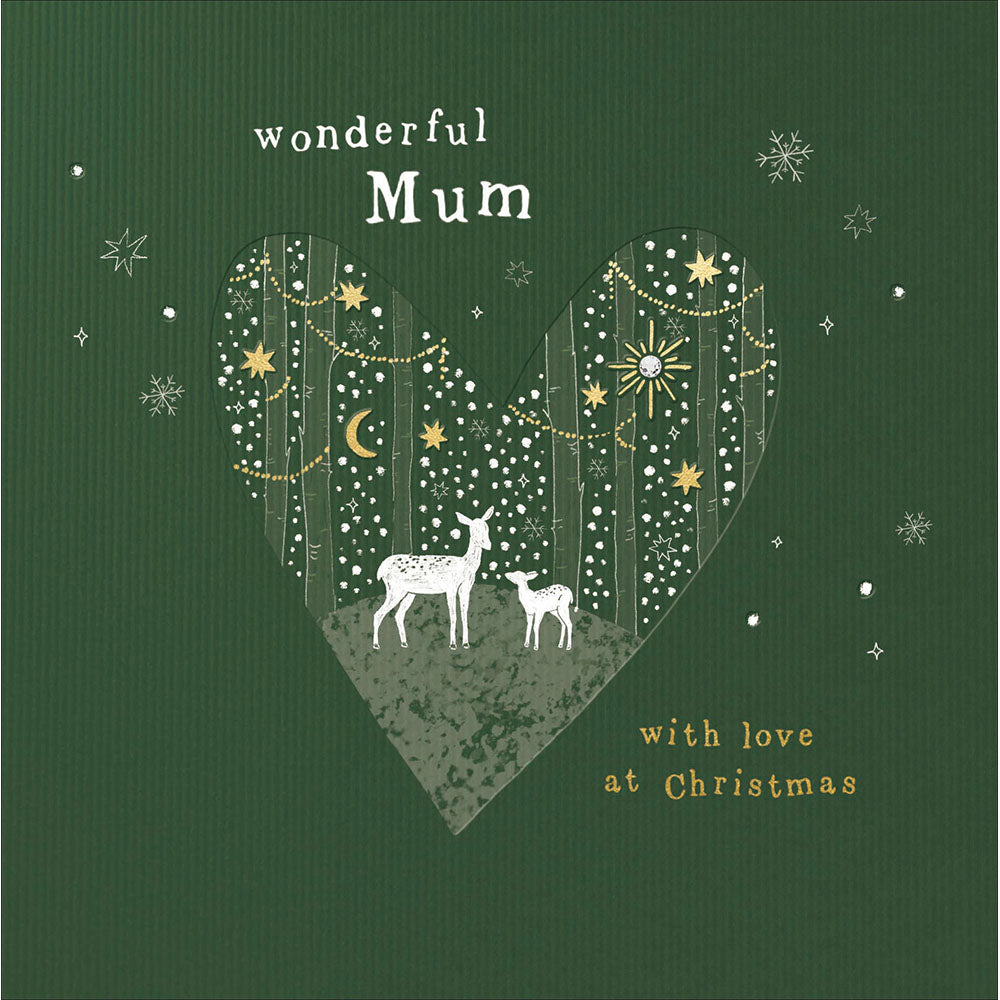 Star Of Wonder Wonderful Mum With Love At Christmas Card By Penny Black