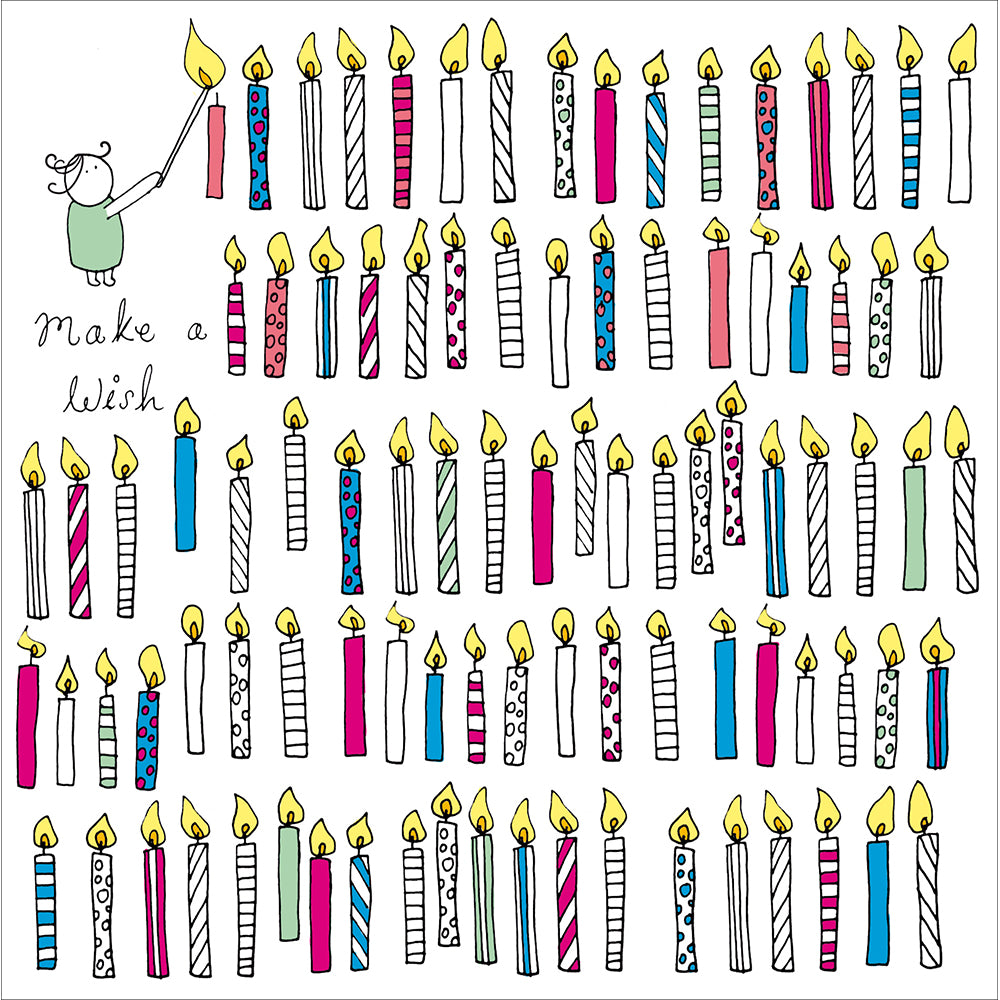 Make A Wish Candles Little Helper Birthday Card from Penny Black