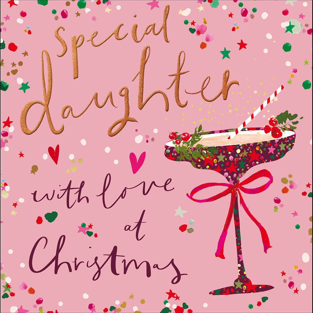 Christmas Cocktail Special Daughter Card By Penny Black