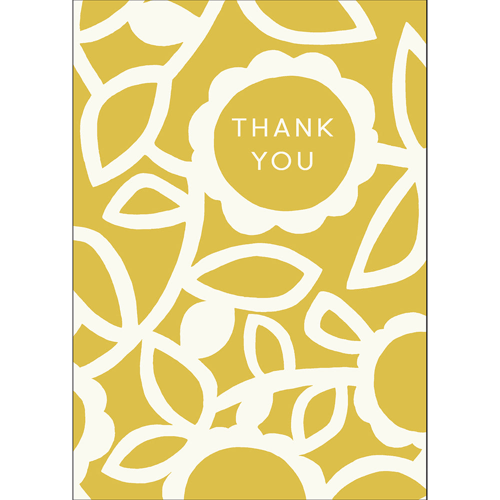 Abstract Flower Thank You Card from Penny Black