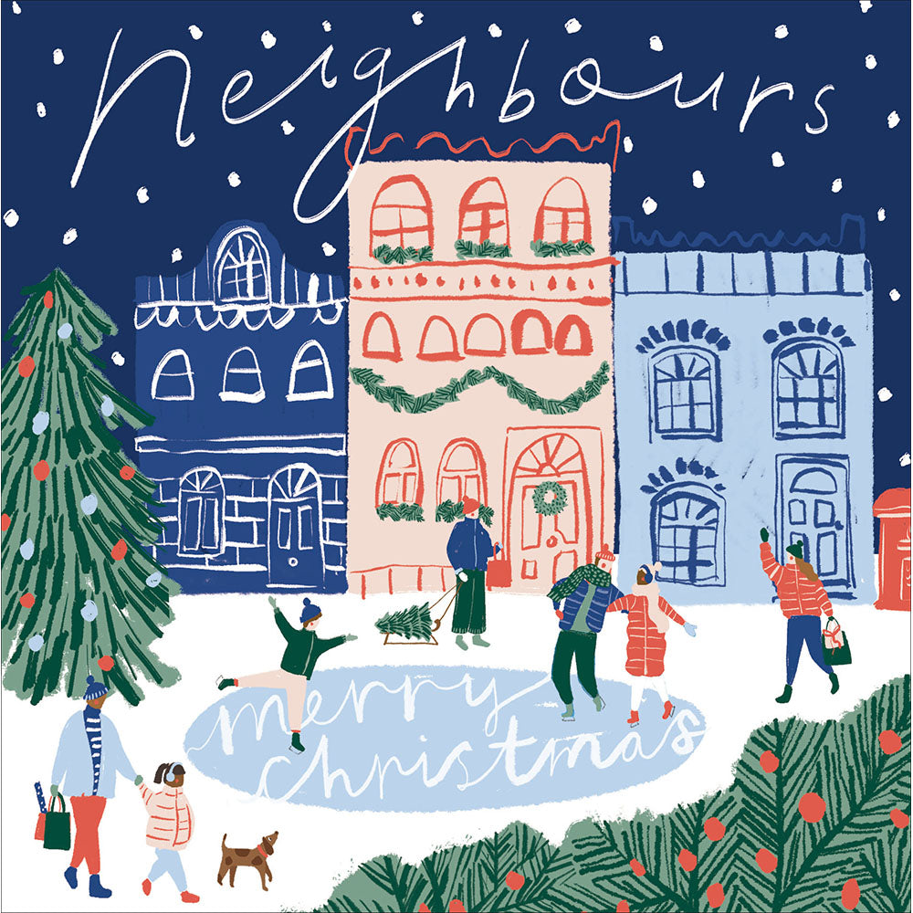 Spirit Of Christmas Village Neighbours Card By Penny Black