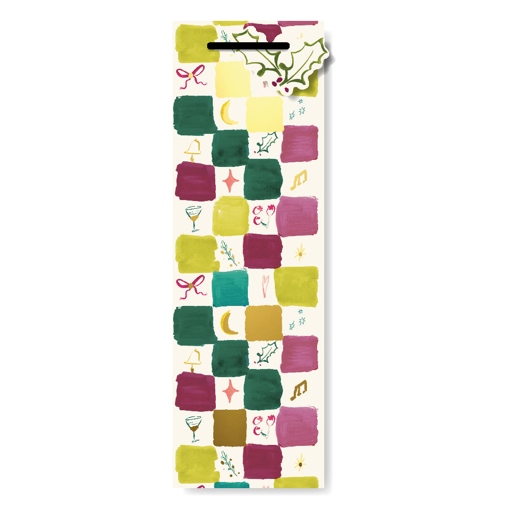 Fig & Fable Christmas Bottle Gift Bag By Penny Black
