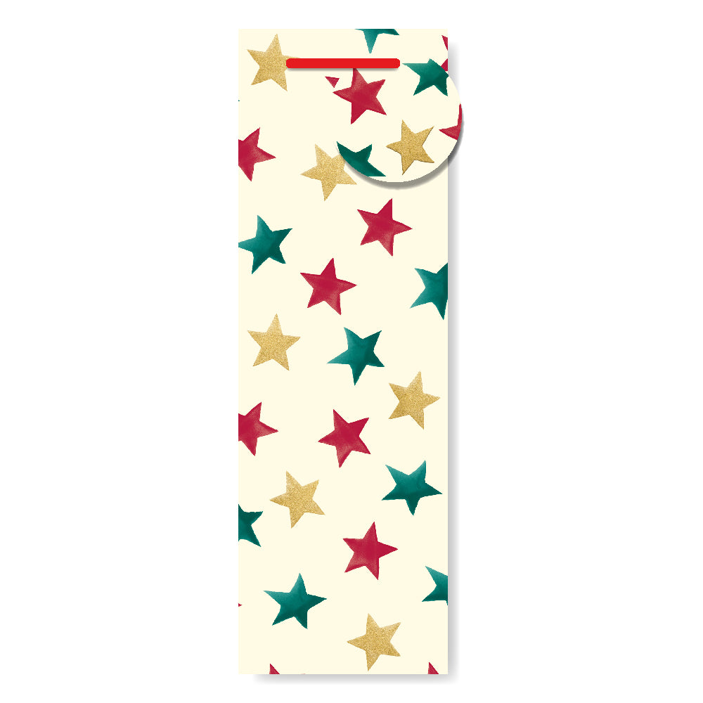 Emma Bridgewater Festive Stars Christmas Bottle Gift Bag By Penny Black