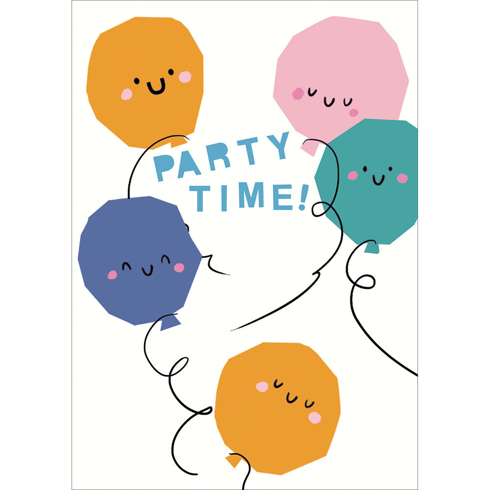 Party Time Big Balloons Birthday Card from Penny Black