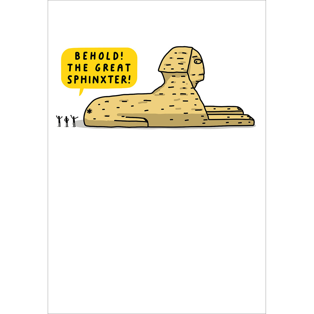 Behold Ancient Egypt Funny Card by penny black