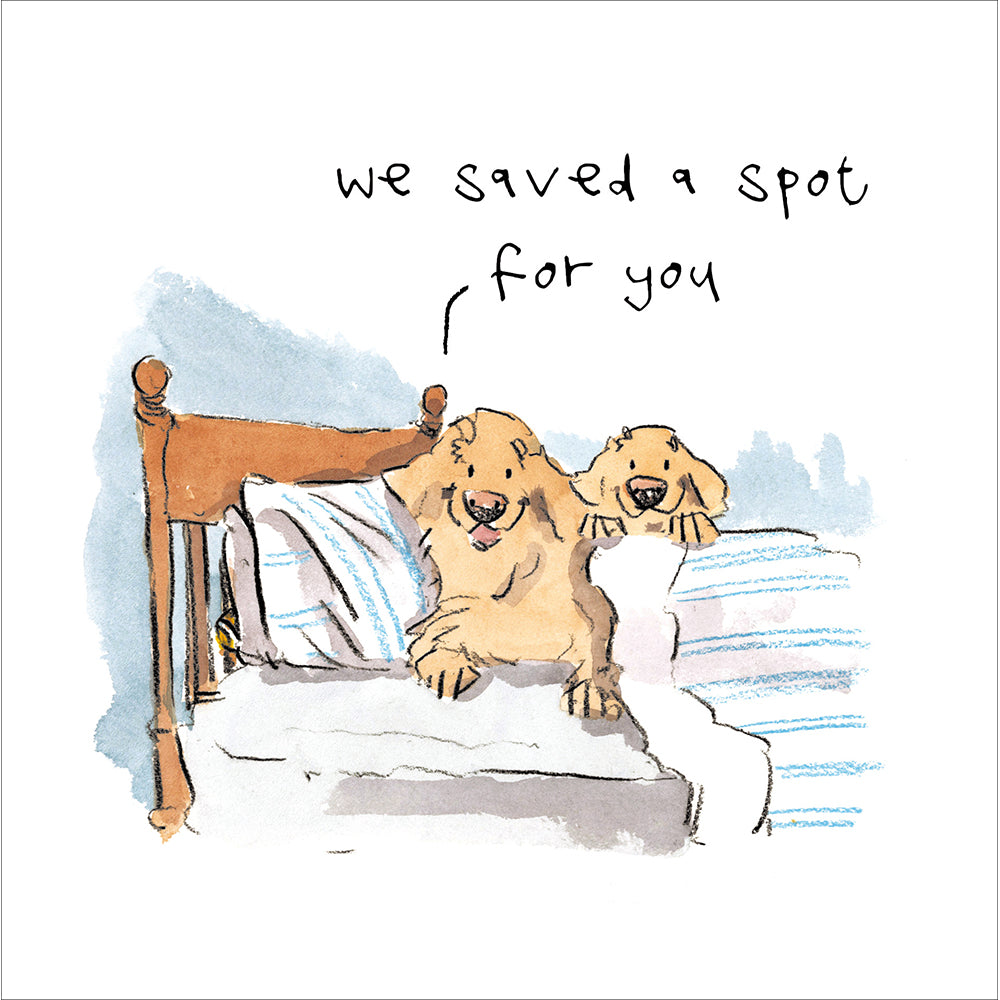 Saved You A Spot Dog Funny Card By Penny Black