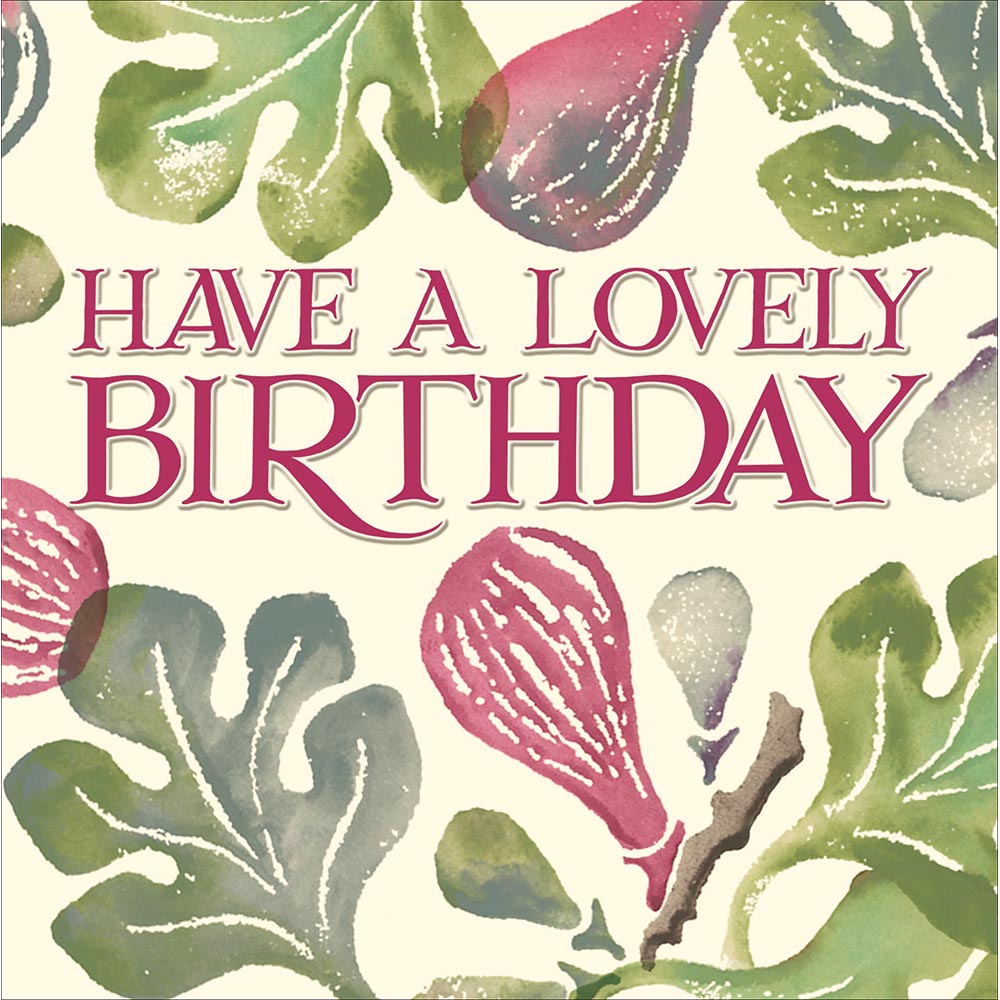 Fig Tree Emma Bridgewater Birthday Card By Penny Black