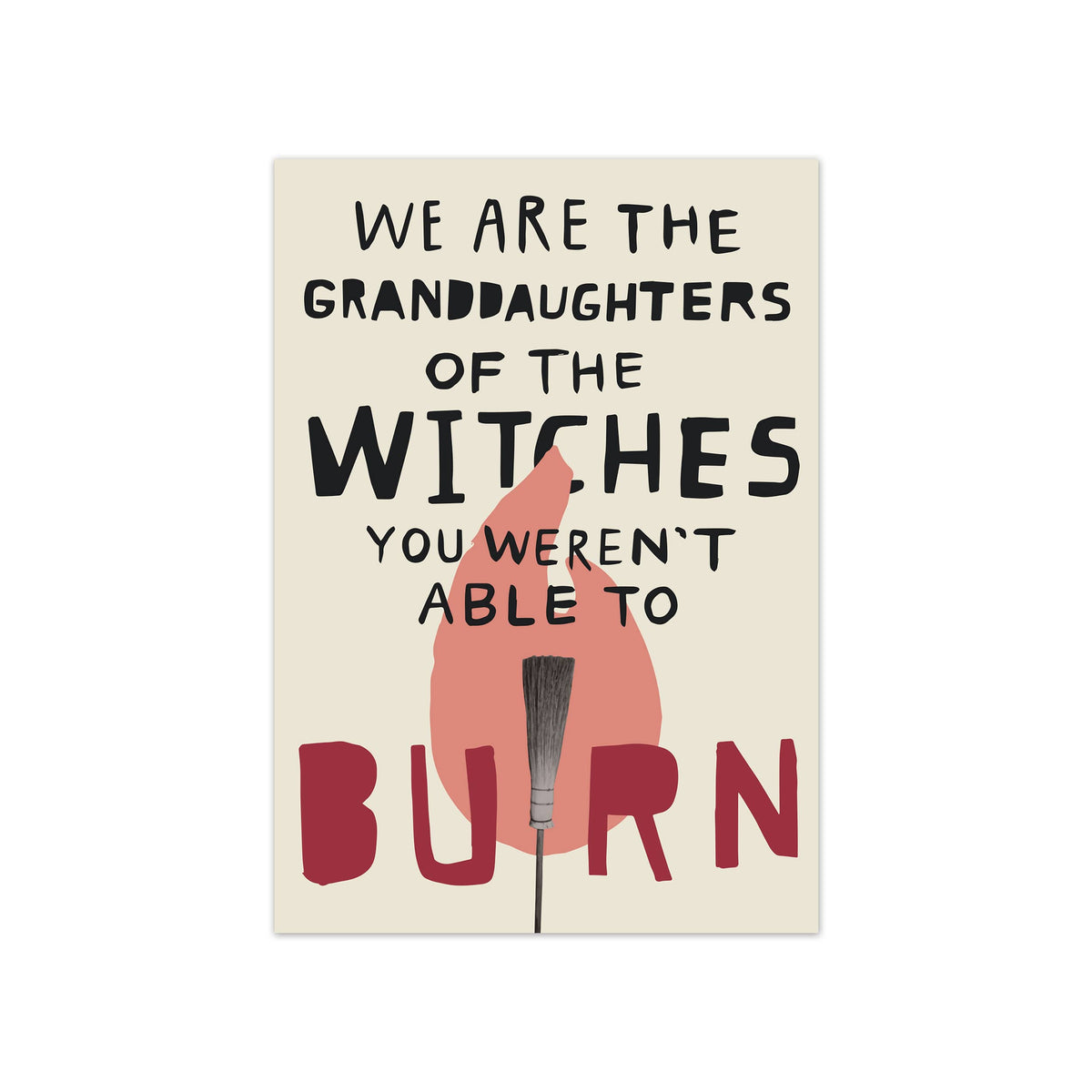 Granddaughters of Witches Postcard by penny black