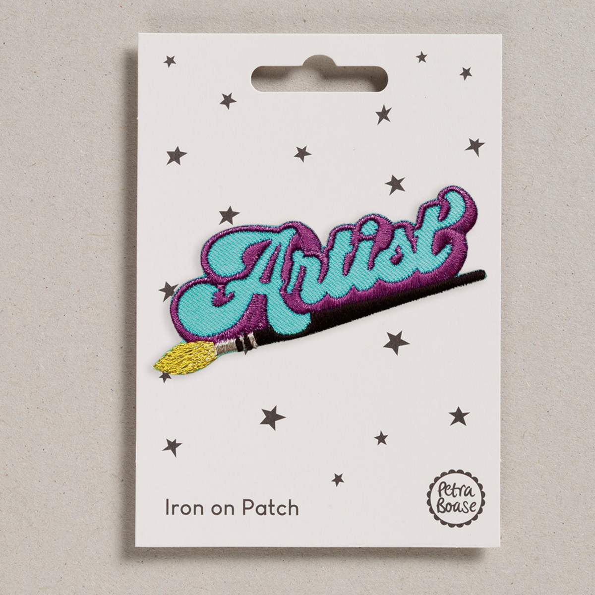 Colourful Iron on Patch - Artist by penny black