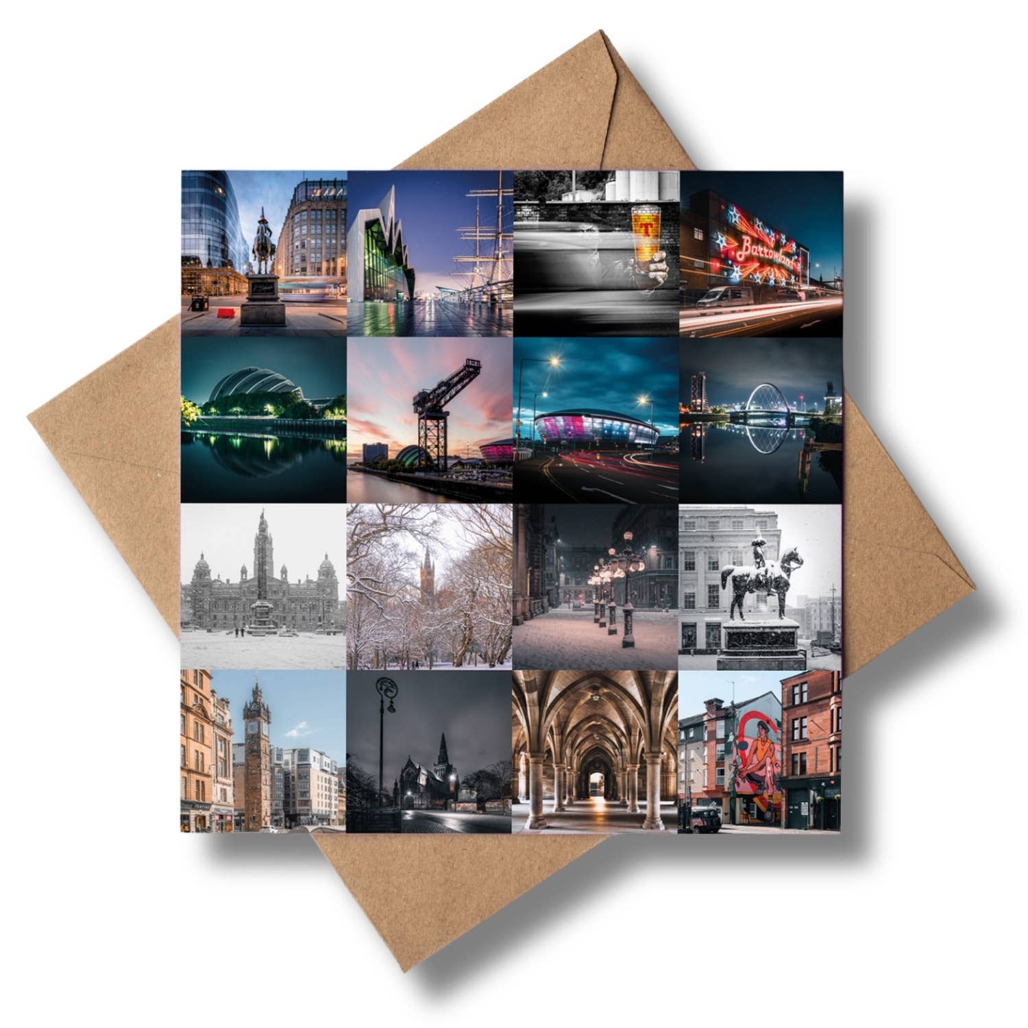 Bonnie Glasgow Photographic Collage Card by penny black