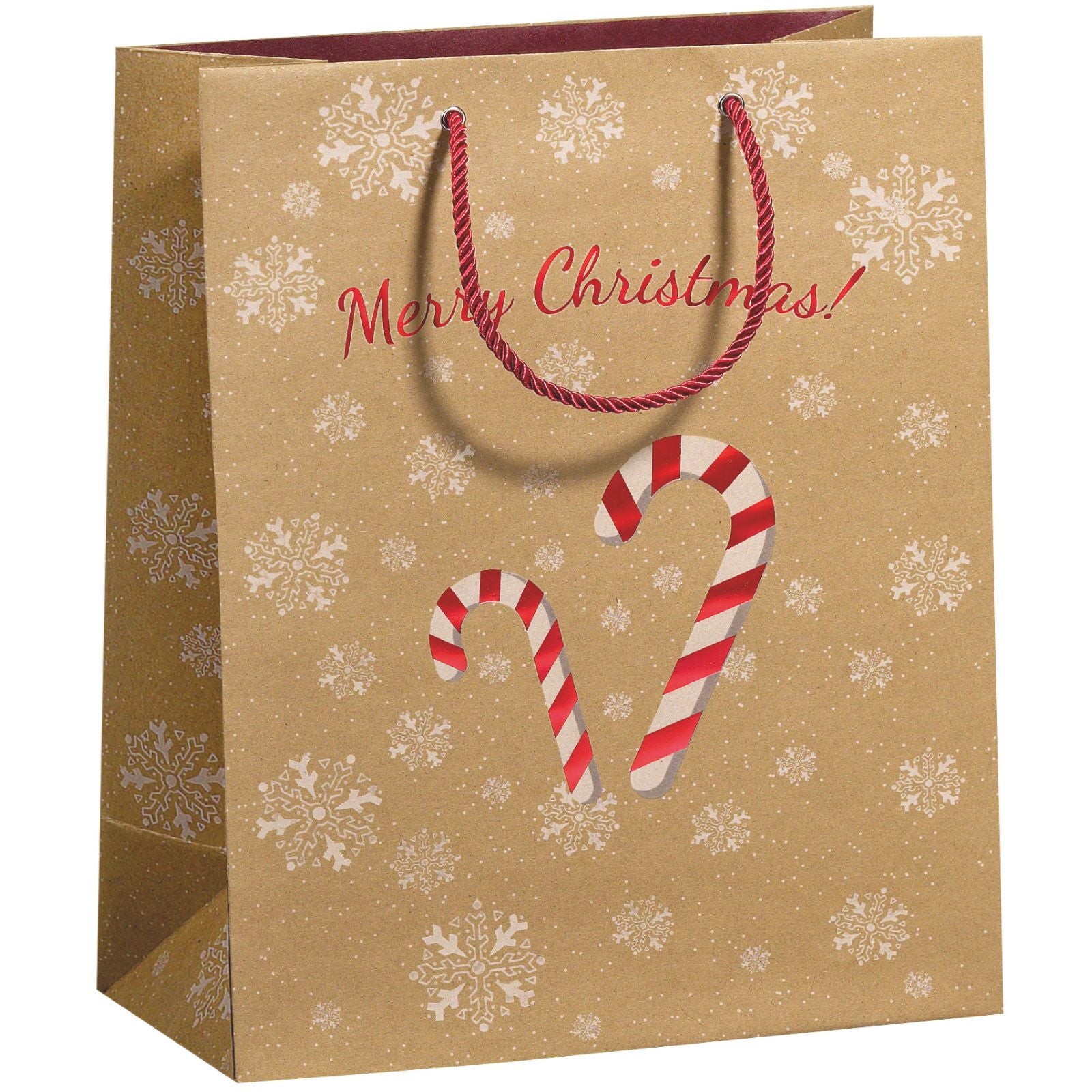 Candy Canes Medium Christmas Gift Bag By Penny Black