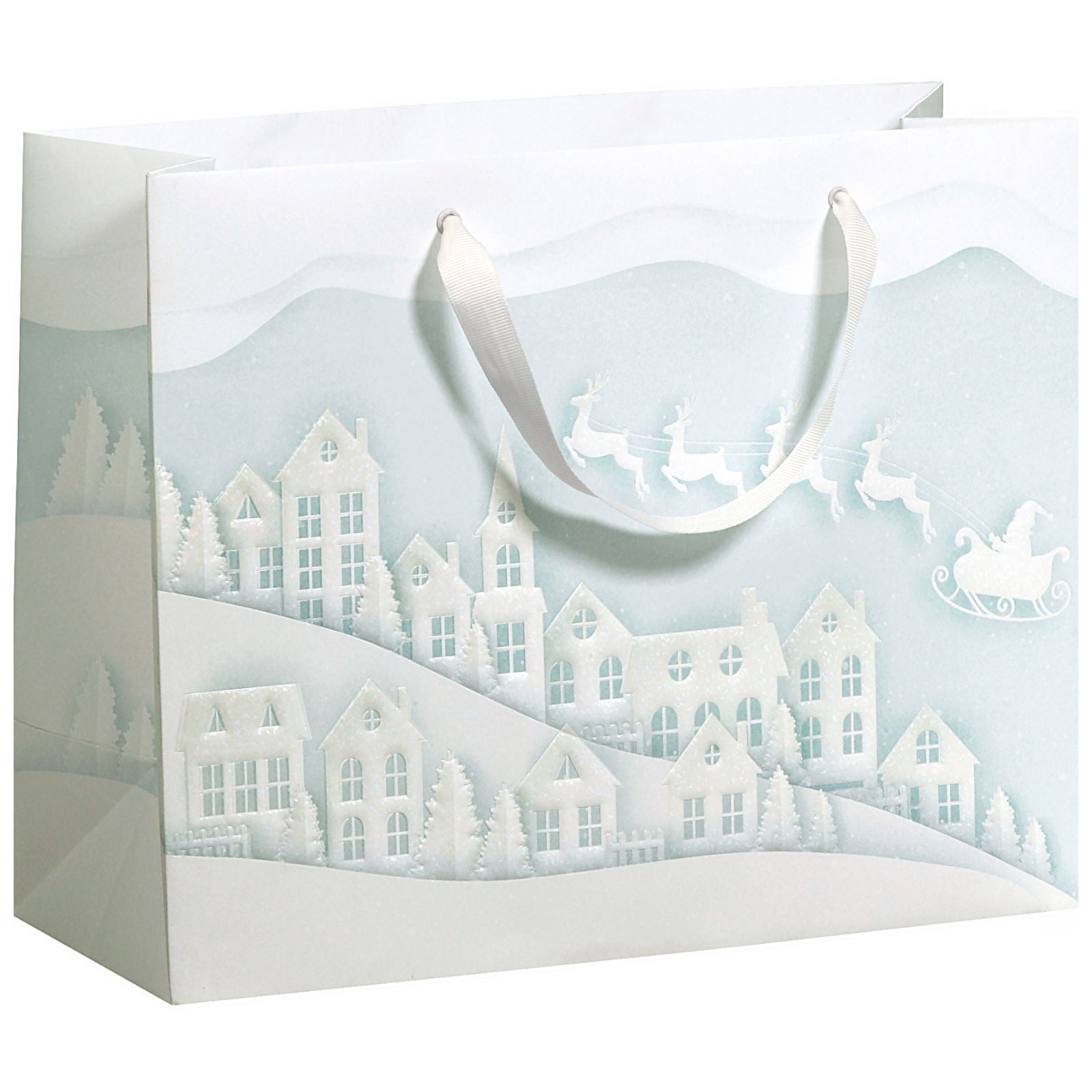 Santa's Town Large Christmas Gift Bag By Penny Black