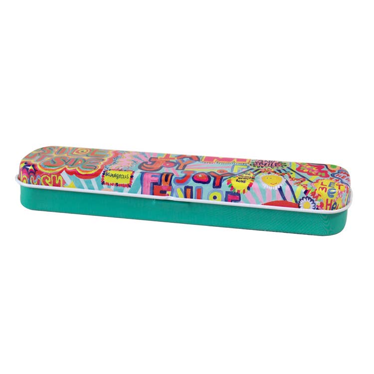 Arthouse Unlimited Full Of Joy Pen Gift Tin By Penny Black